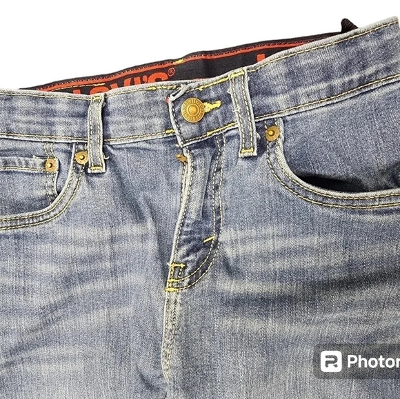 LEVIS 514 YOUTH DENIM JEANS SIZE 14 REGULAR - Picture 2 of 6